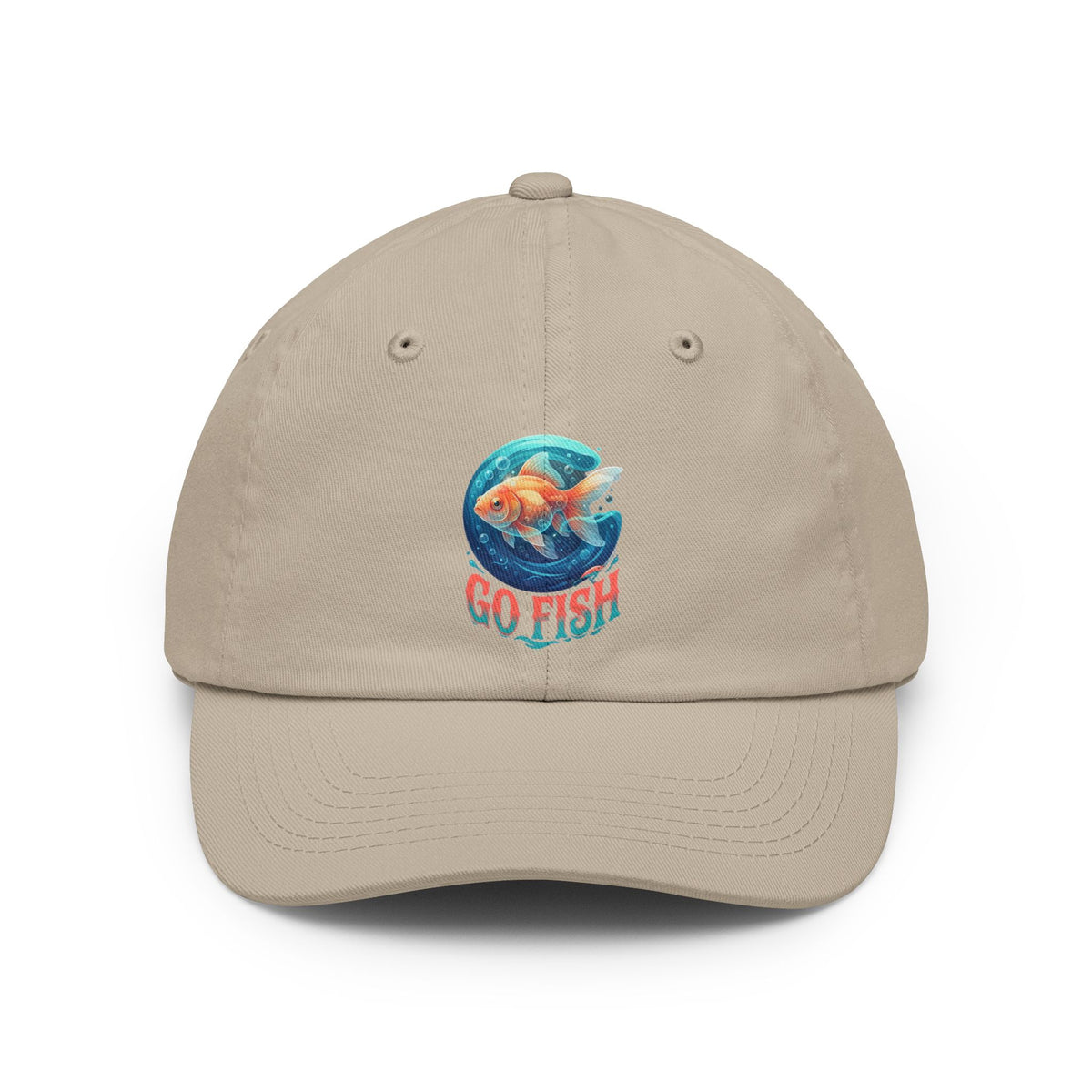 Color: Stone | Go Fish Dad Hat