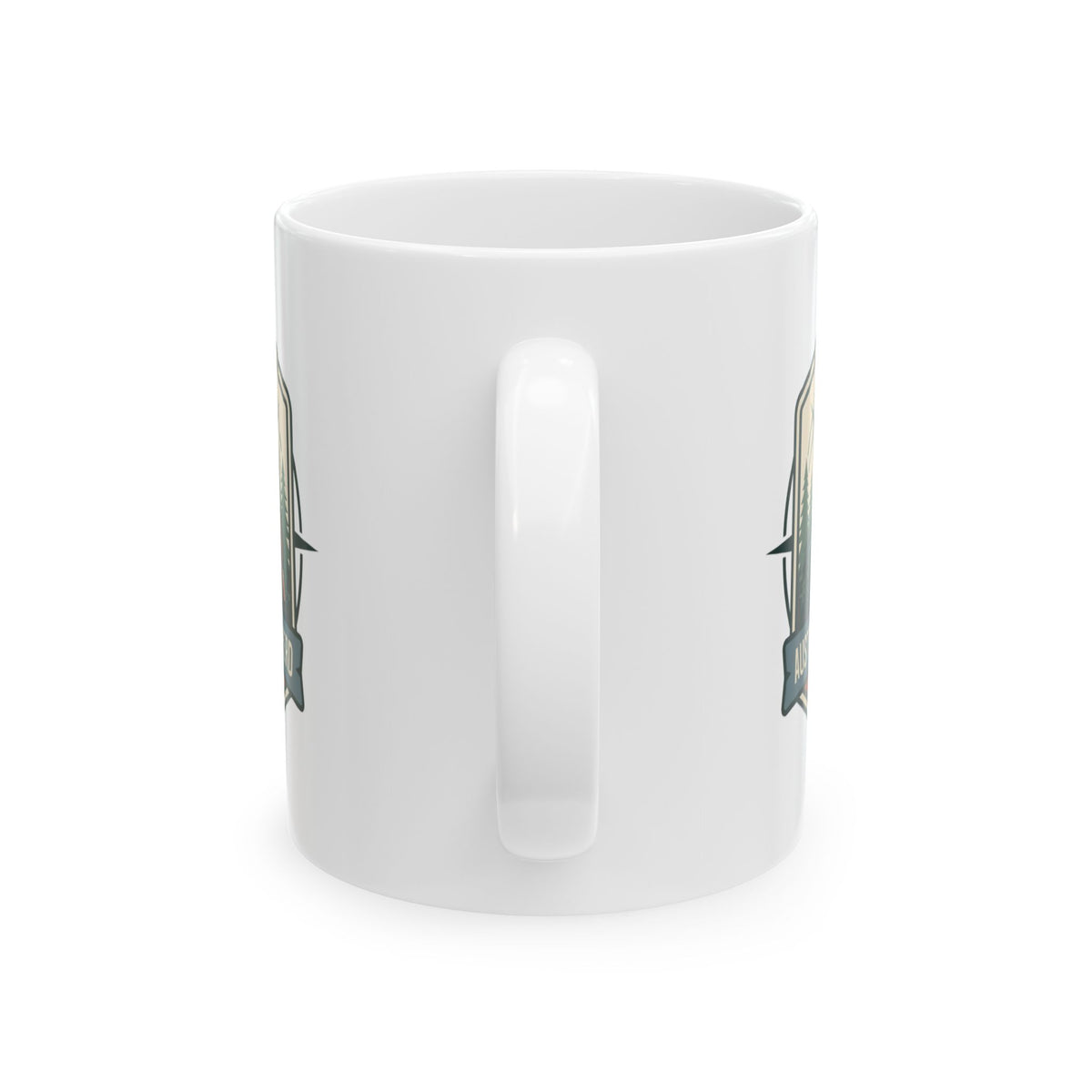 "Australian Sheperd" White Ceramic Mug