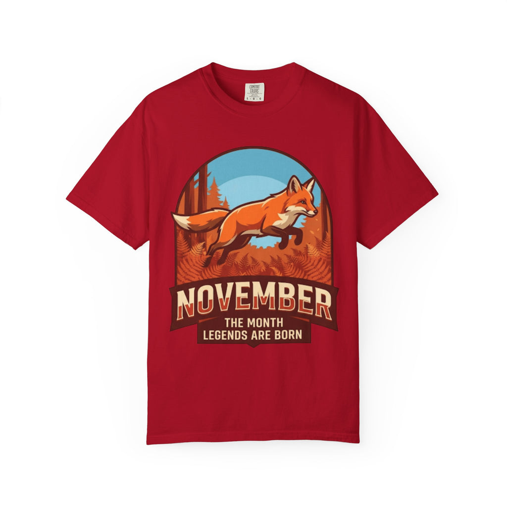 "November Legend" Unisex Garment-Dyed Tee