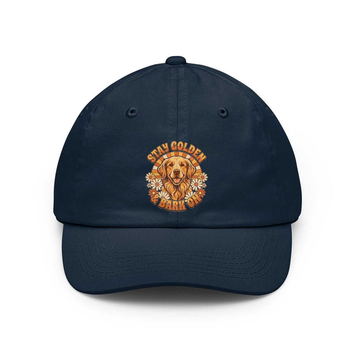 Color: Navy | Stay Golden & Bark On Dad Hat