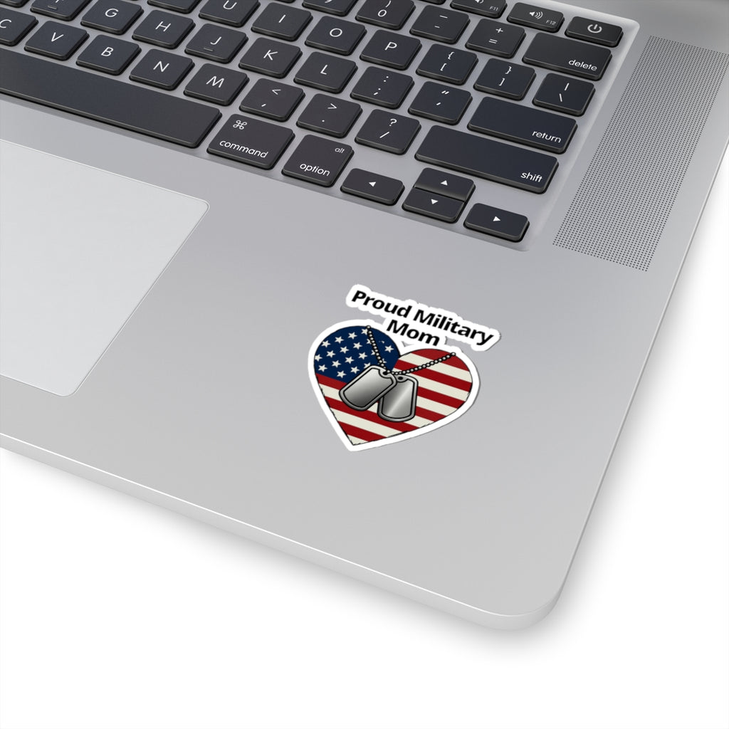 "Proud Military Mom" Sticker — Main