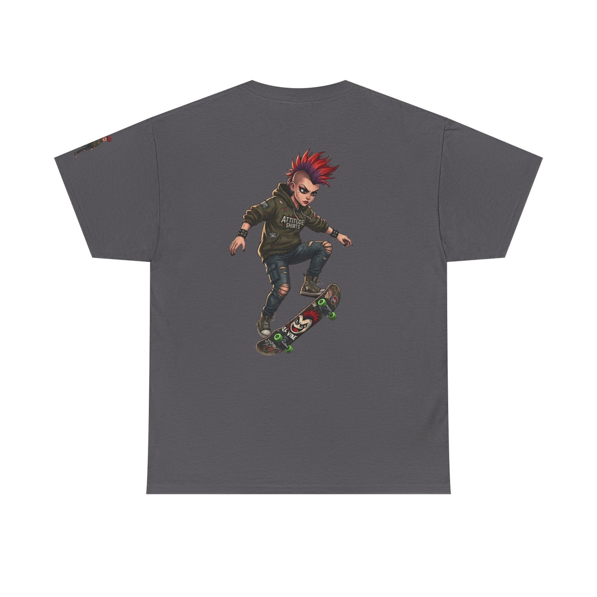 Color: Charcoal | Riot Premium Graphic Tee