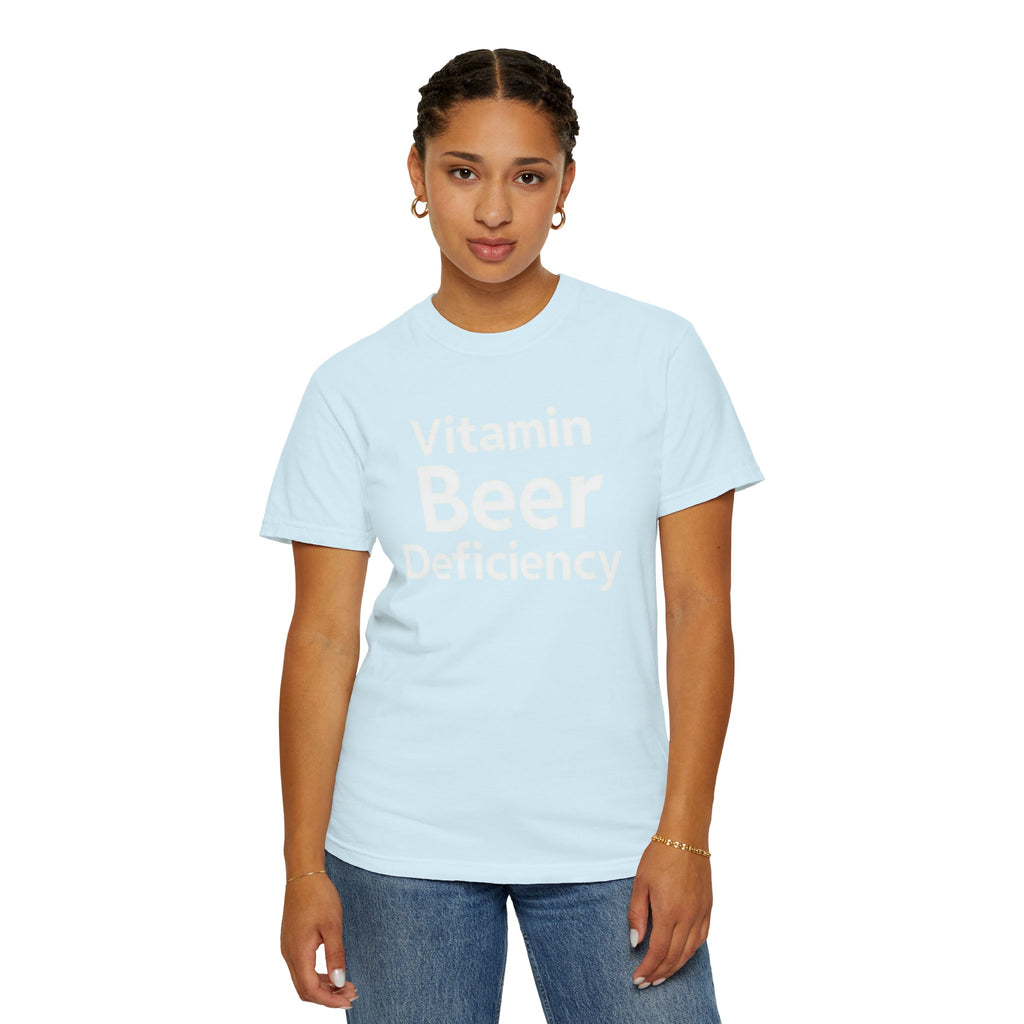 "Vitamin Beer" Unisex Garment-Dyed T-shirt