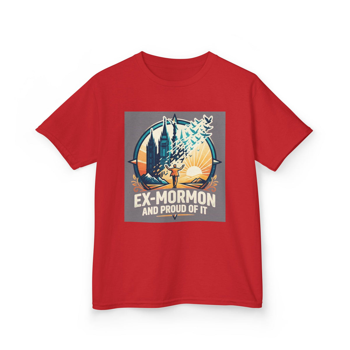 Color: Red | Ex Mormon Kids Tee