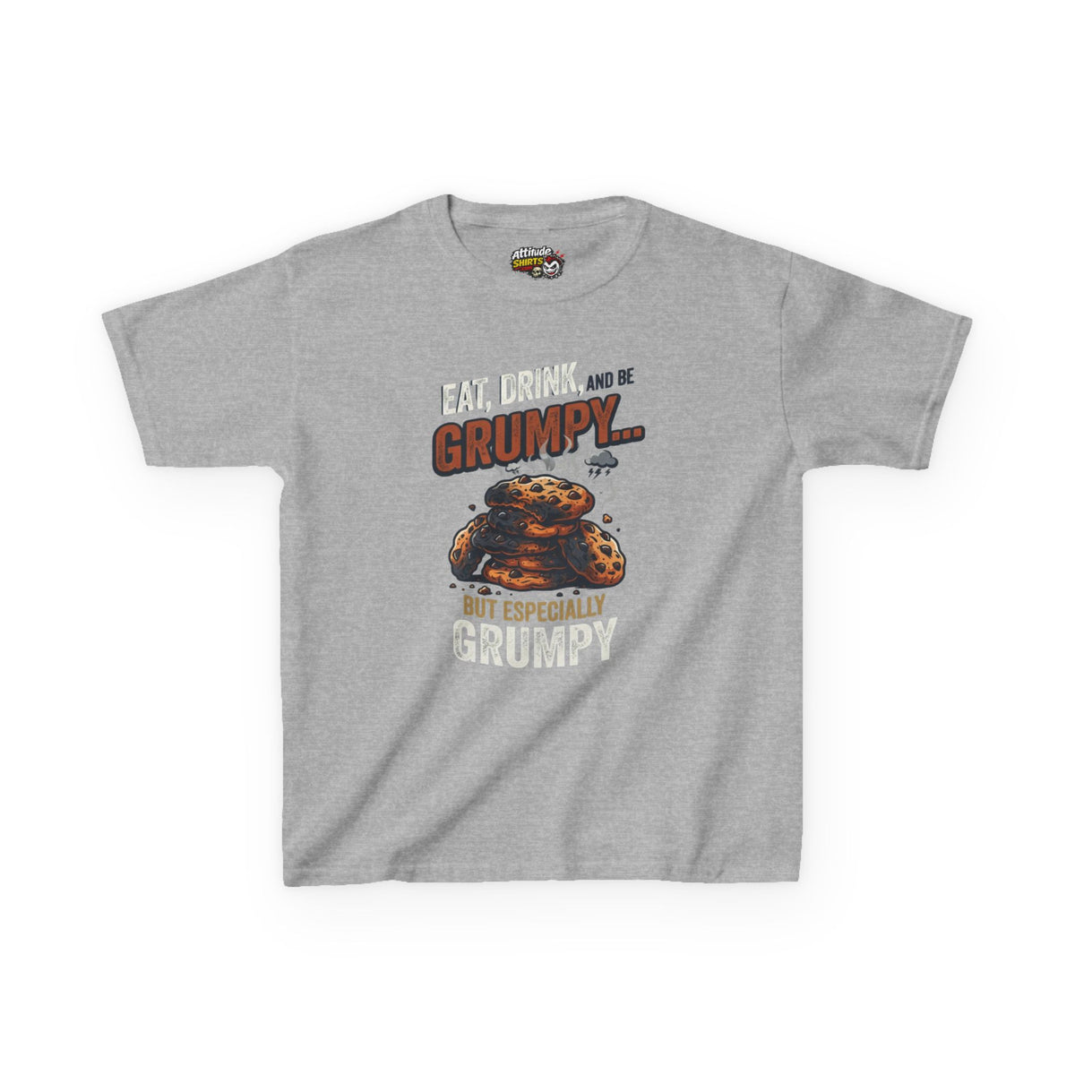 Eat Drink And Be Grumpy Kids Tee