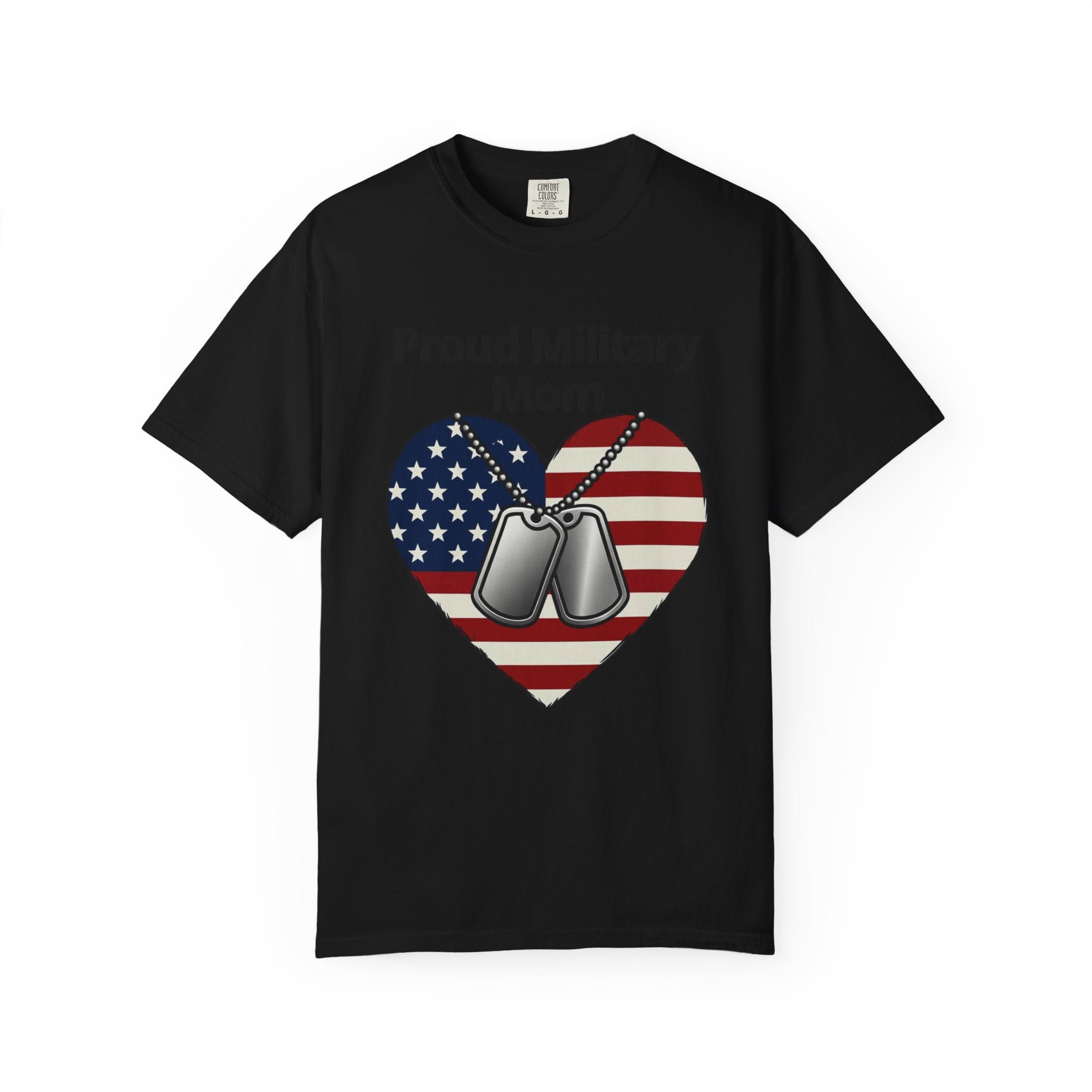 "Proud Military Mom" Unisex Garment-Dyed T-shirt