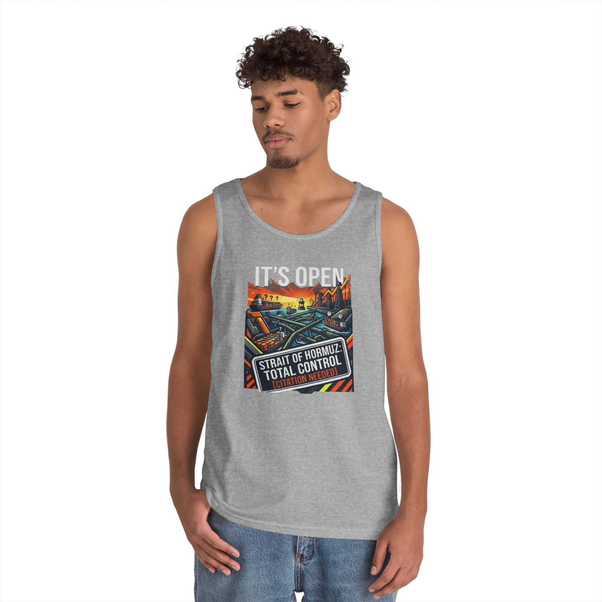 "Straight Of Hormuz is Open" Tank Top