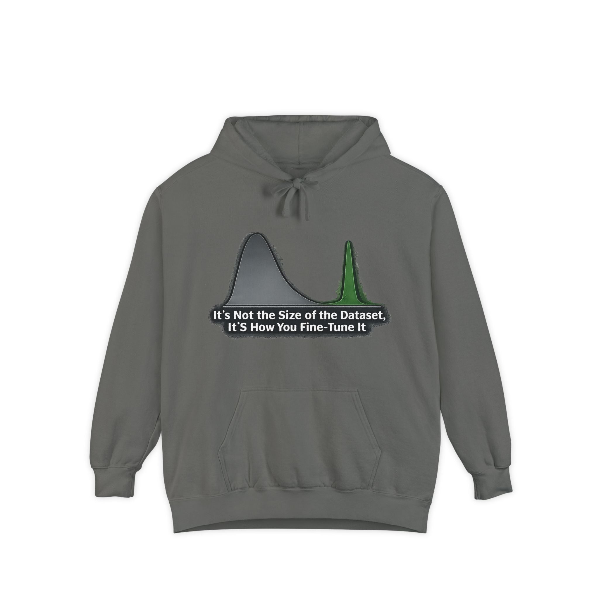 It's About the Size of Your Data Set | Garment-Dyed Hoodie — AttitudeShirts
