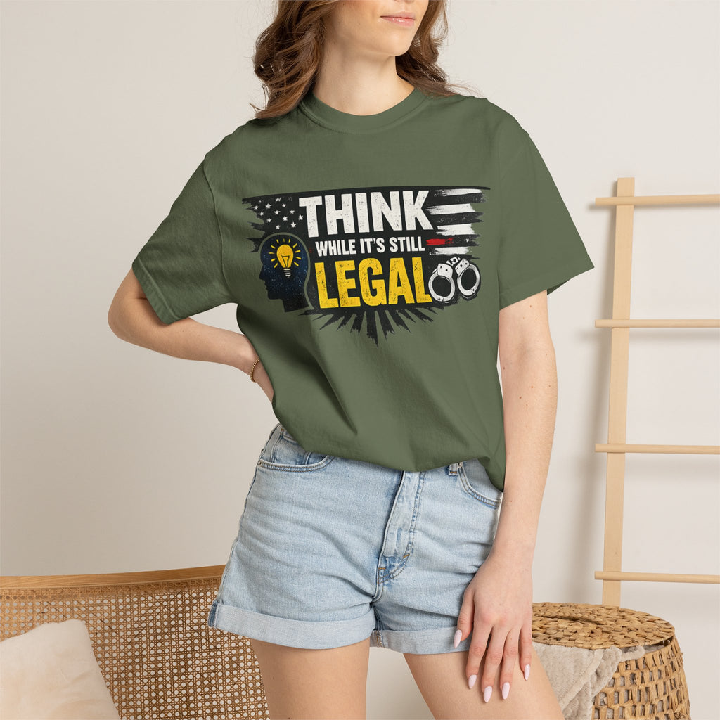 "The Endangered Species Act (For Your Brain)" Unisex Garment-Dyed T-shirt