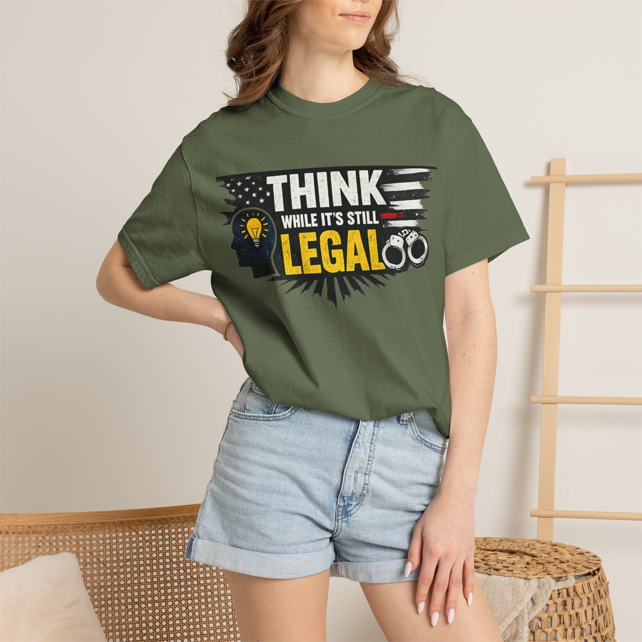 "The Endangered Species Act (For Your Brain)" Unisex Garment-Dyed T-shirt