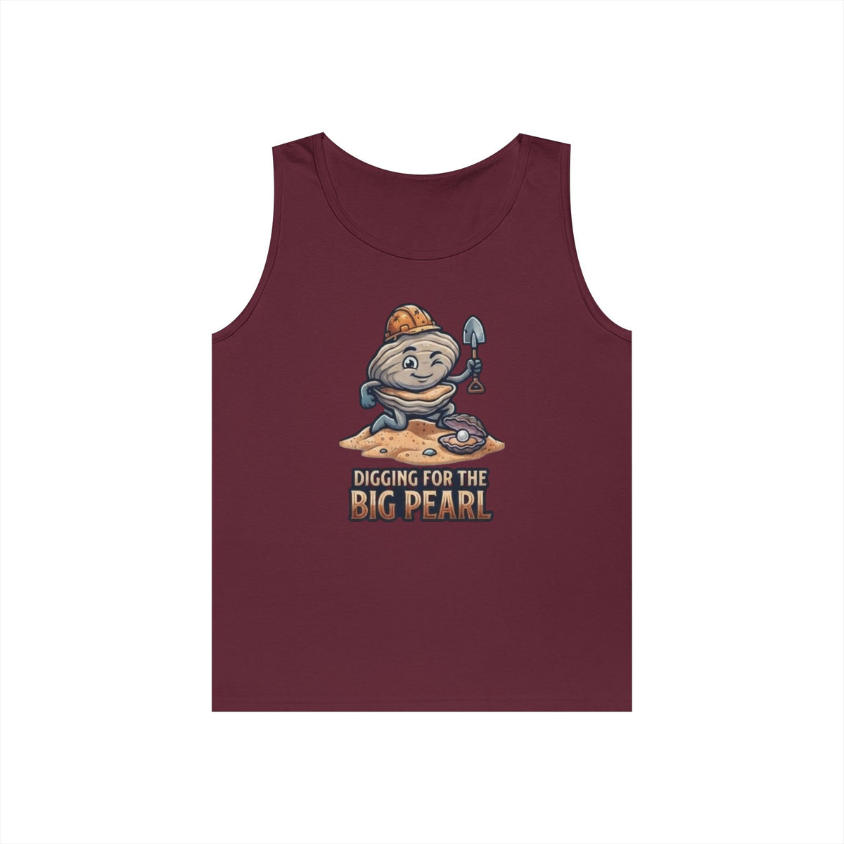 Color: Maroon | Digging For The Big Pearl Tank Top
