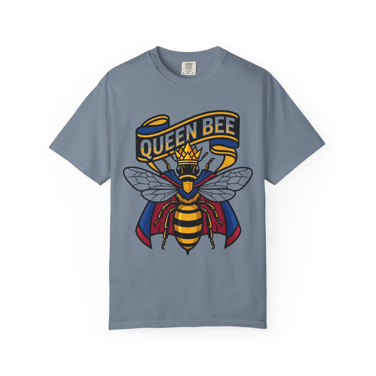 Color: Blue Jean | Queen Bee Unisex Garment-Dyed Tee