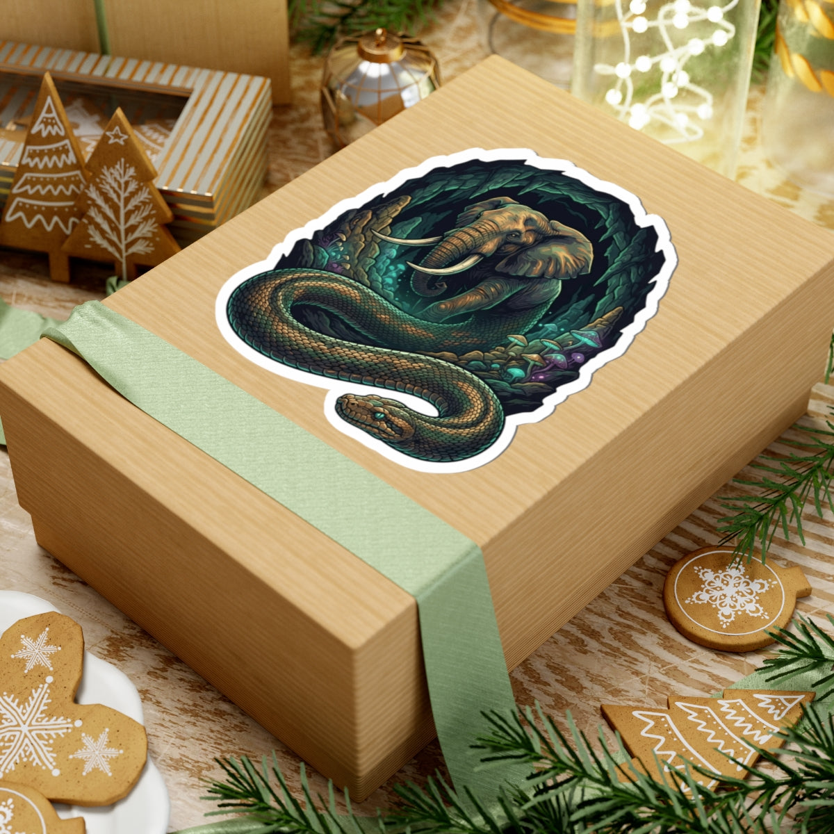 "Grootslang (South African Mythology)" Sticker — Main