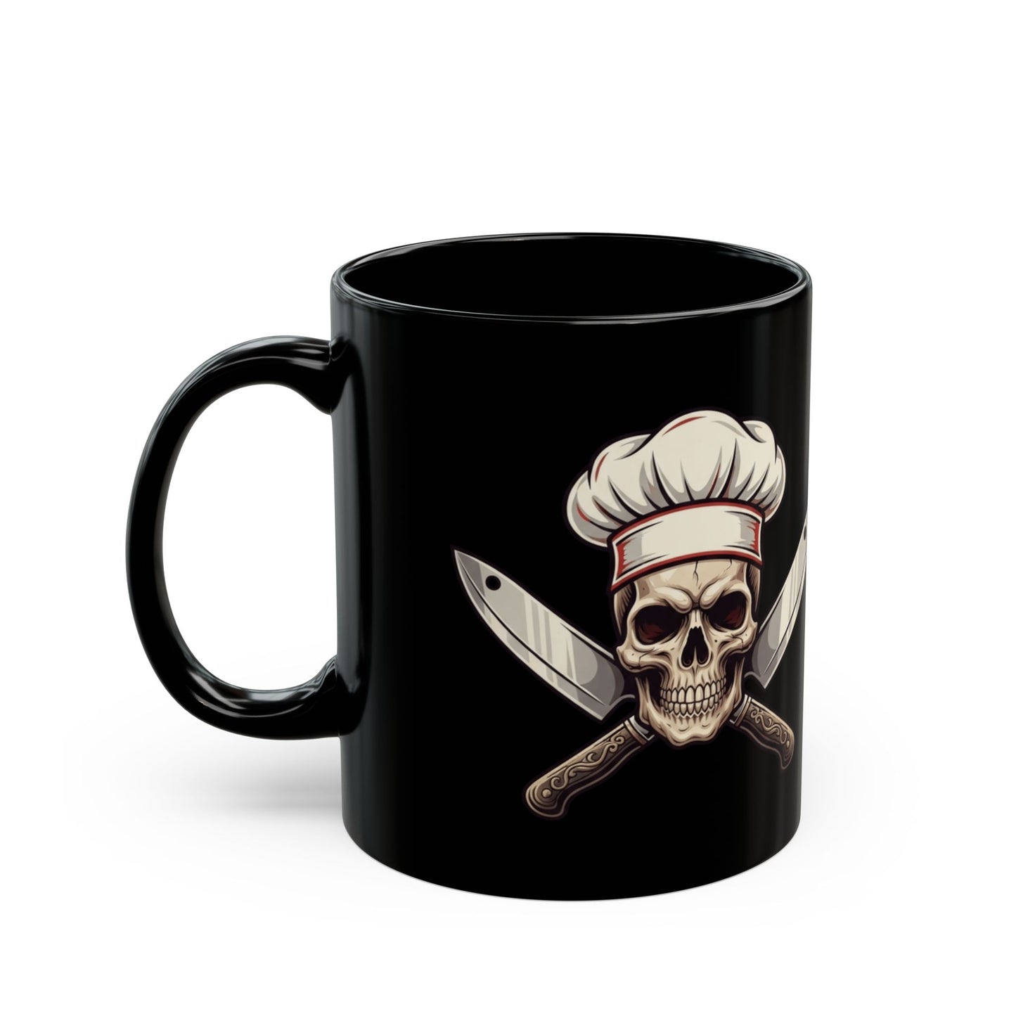 "Hell's Kitchen Literally" Black Ceramic Mug — Graphic