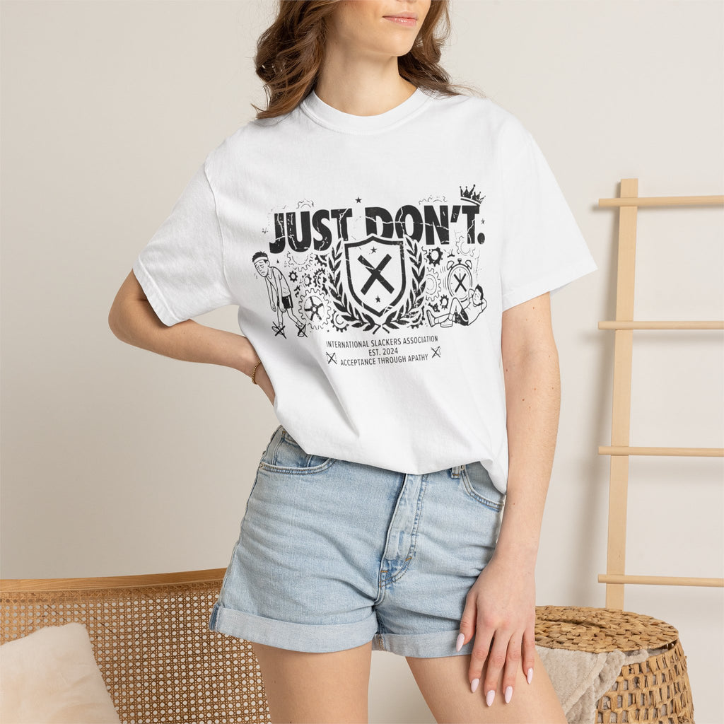 The Anti-Motivational Manifesto | Garment-Dyed Tee — AttitudeShirts