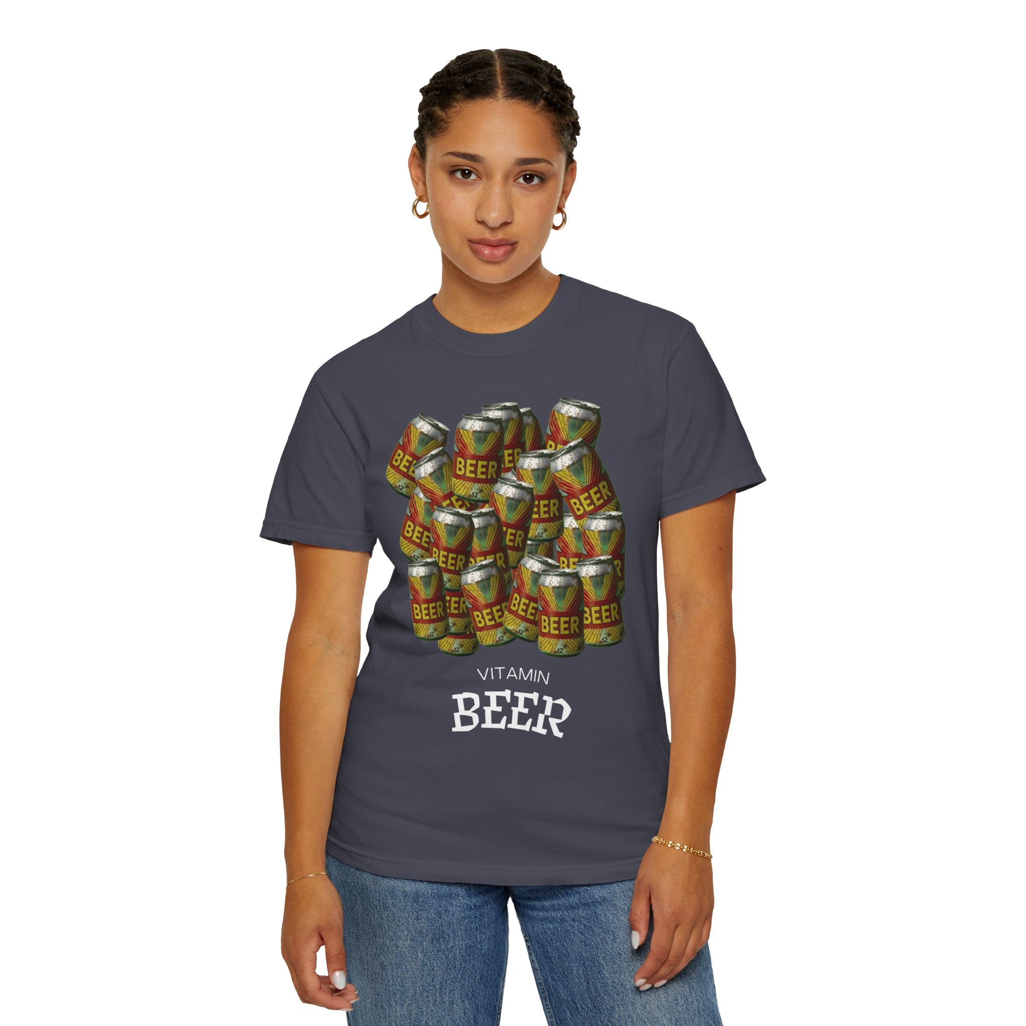 "Vitamin Beer 5" Unisex Garment-Dyed T-shirt
