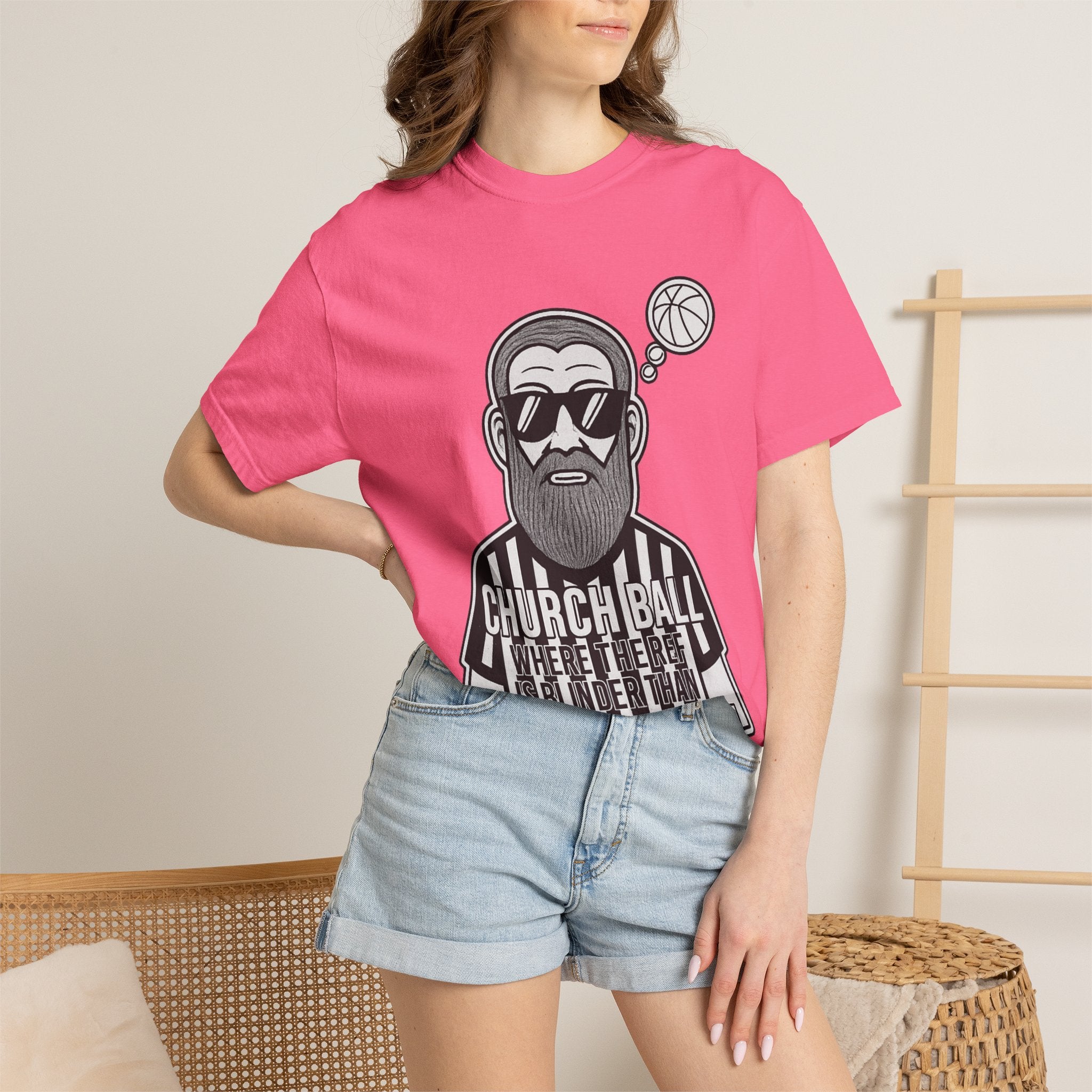 "Church Ball: Blinder Than Methuselah" Unisex Garment-Dyed T-shirt