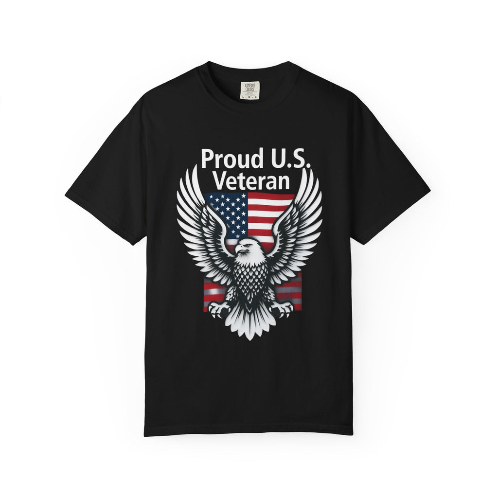 "Proud Veteran" Unisex Garment-Dyed T-shirt