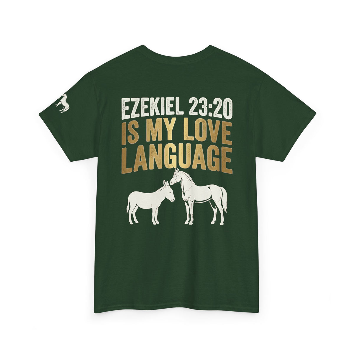 Good Book Series Ezekiel 23 20 Love Language Premium Graphic Tee