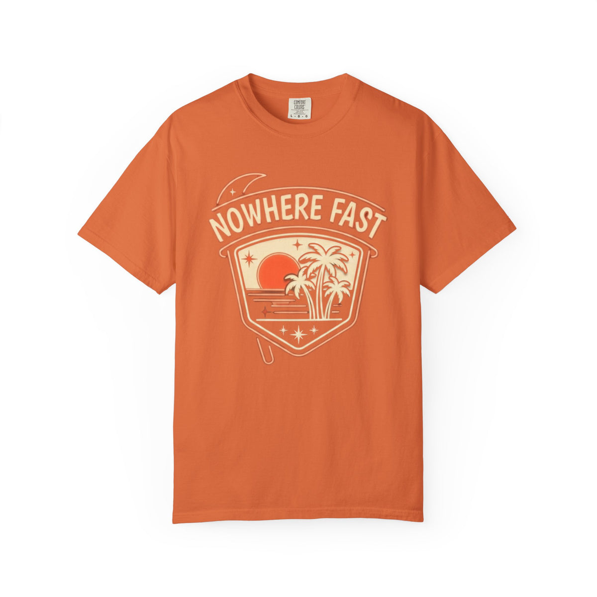 "Nowhere Fast" Unisex Garment-Dyed Tee
