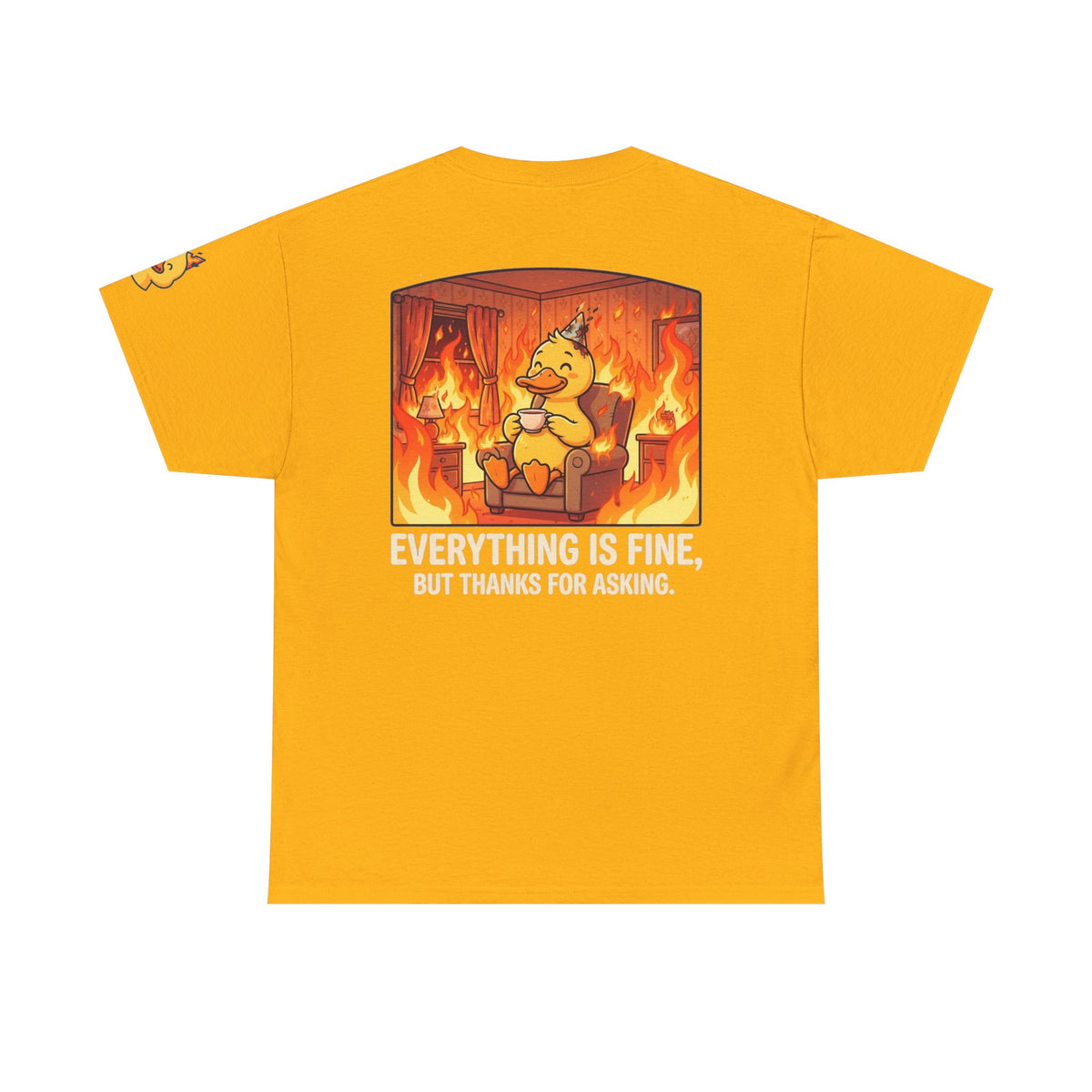 Color: Gold | Everything Is Okay Premium Graphic Tee