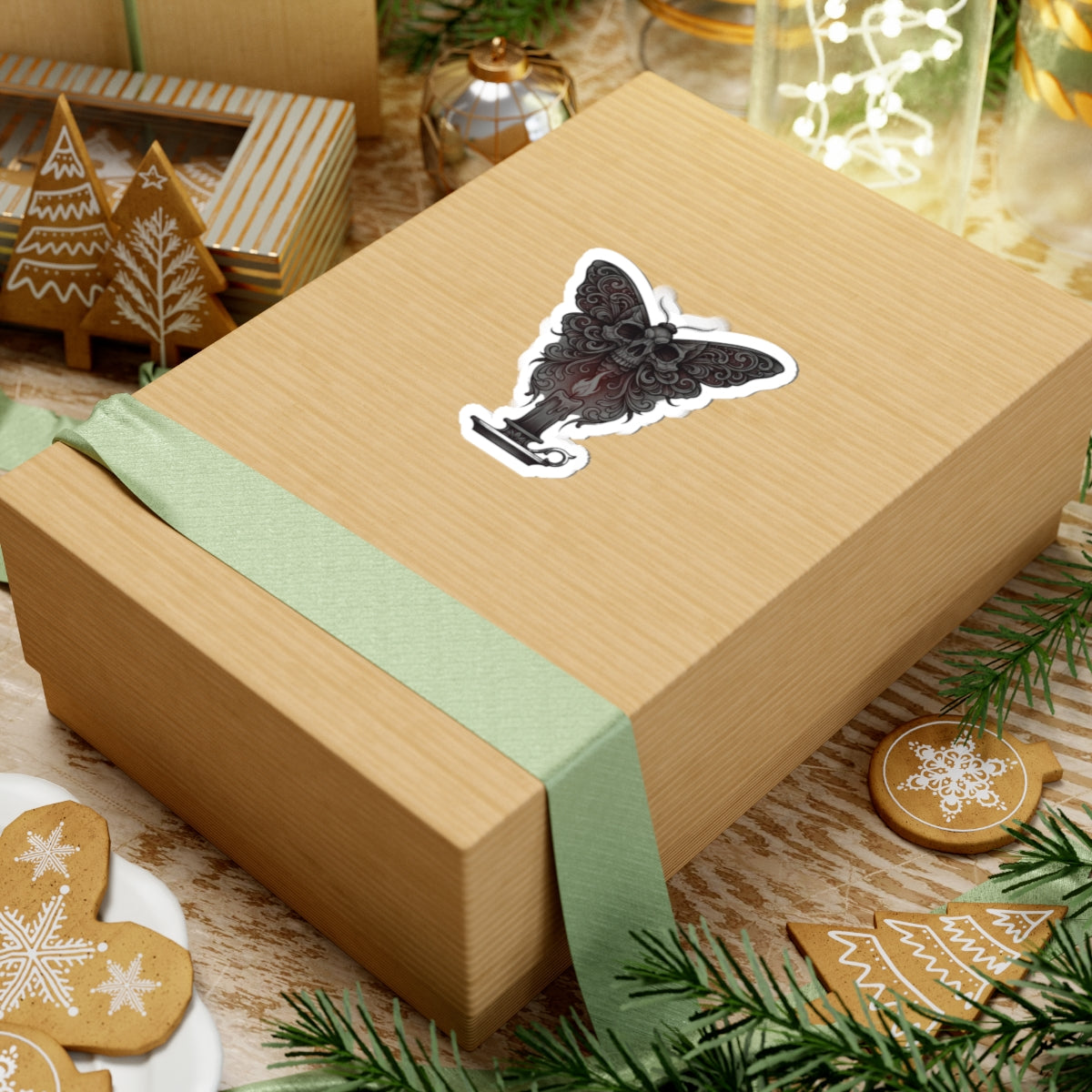 "Skeleton Moth" Sticker — Main