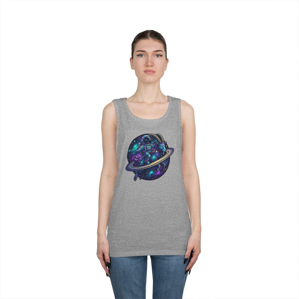 "Space Explorer Capricorn" Tank Top
