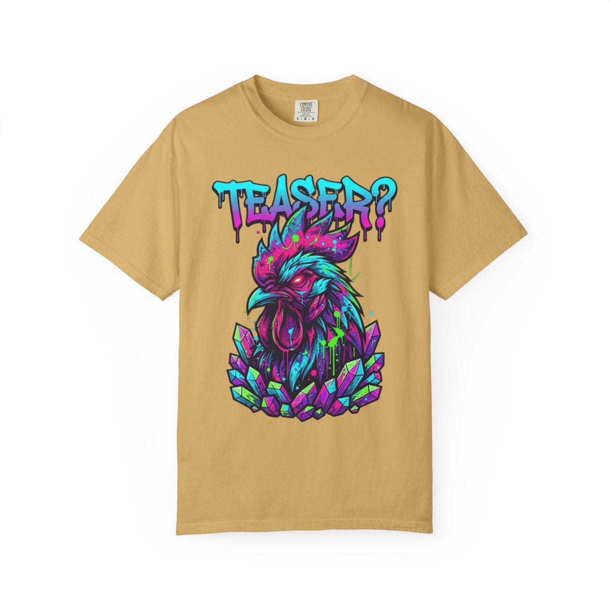 Color: Mustard | Cock Teaser Unisex Garment-Dyed Tee