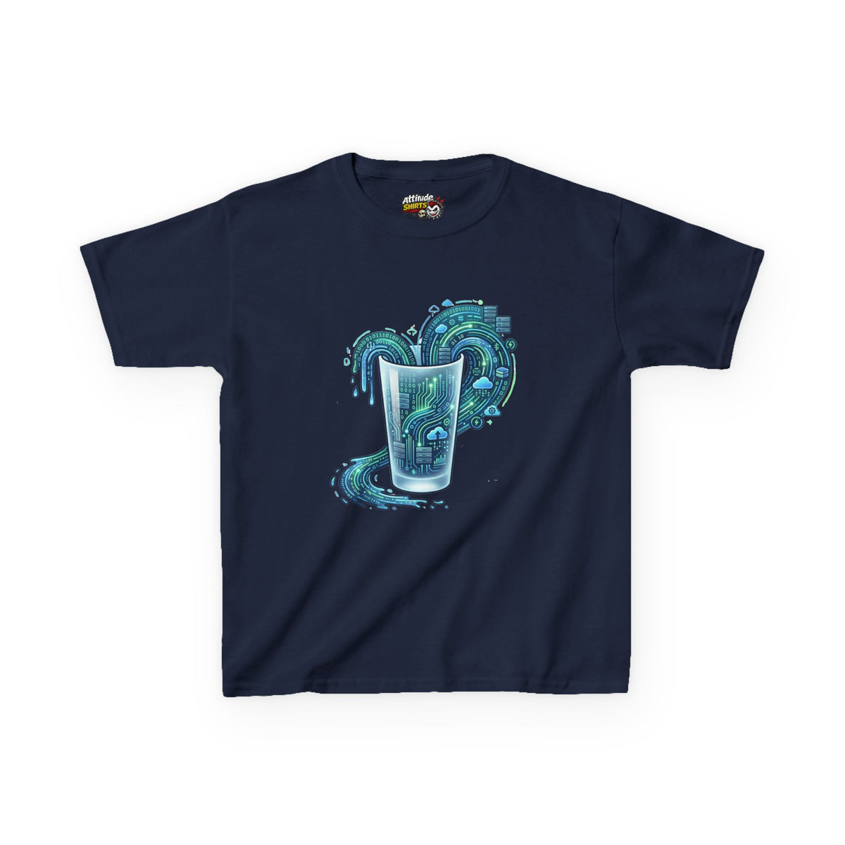 "Glass of Data" Kids Tee