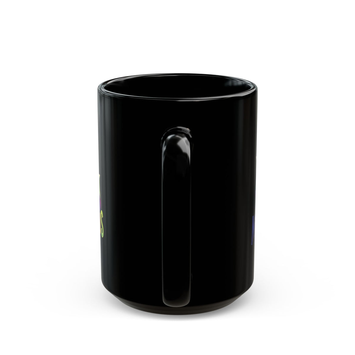 "Mischievous" Black Ceramic Mug