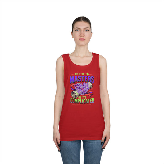 Color: Red | Certified In It's Complicated Tank Top