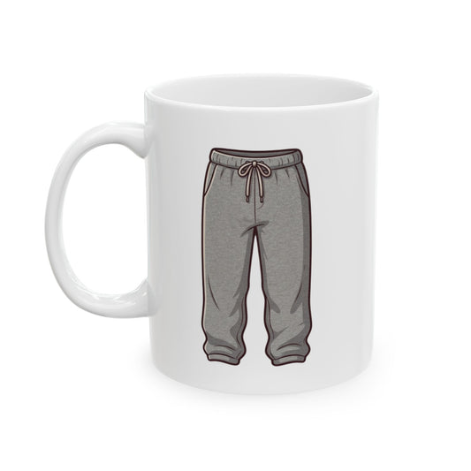 "Offical Thanksgiving Uniform" White Ceramic Mug — Graphic