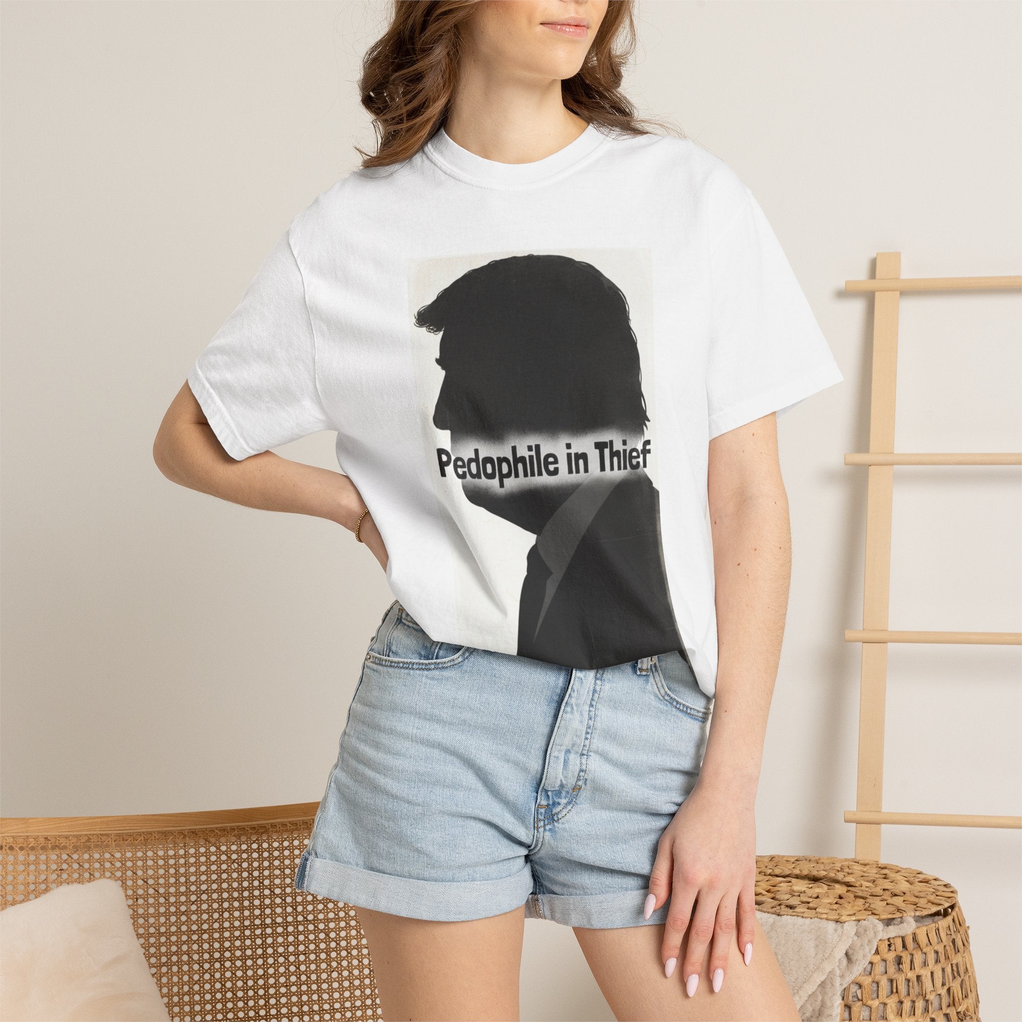 Pedo in Thief | Garment-Dyed Tee — AttitudeShirts