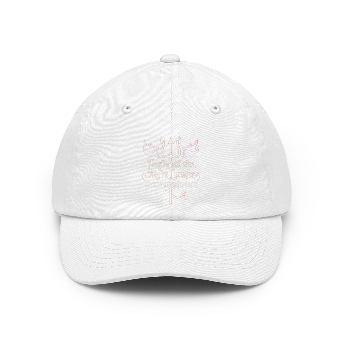 Color: White | Lucifer Loyalty Dad Hat