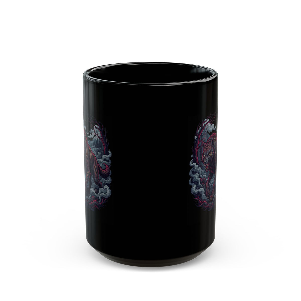 "The Beast of Gévaudan (France)" Black Ceramic Mug