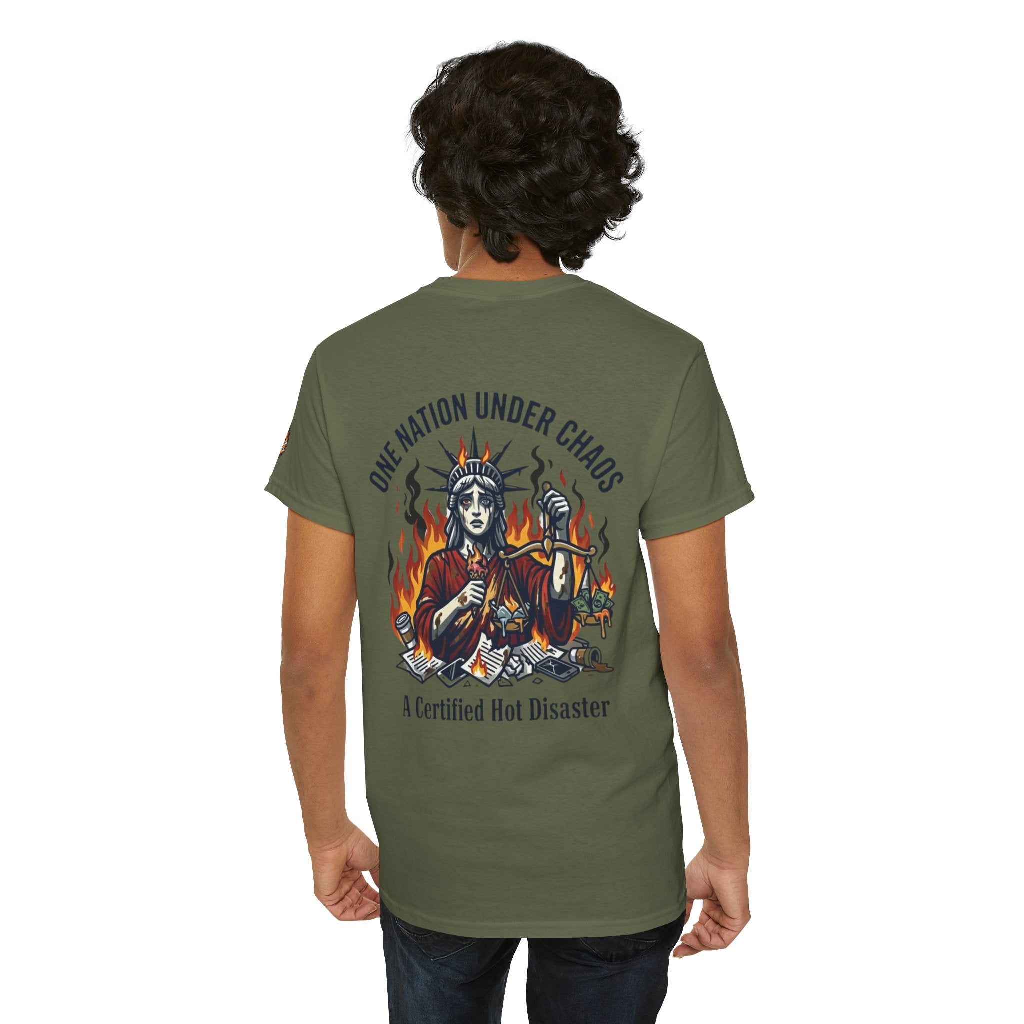 "One Nation Under Chaos" Premium Graphic Tee