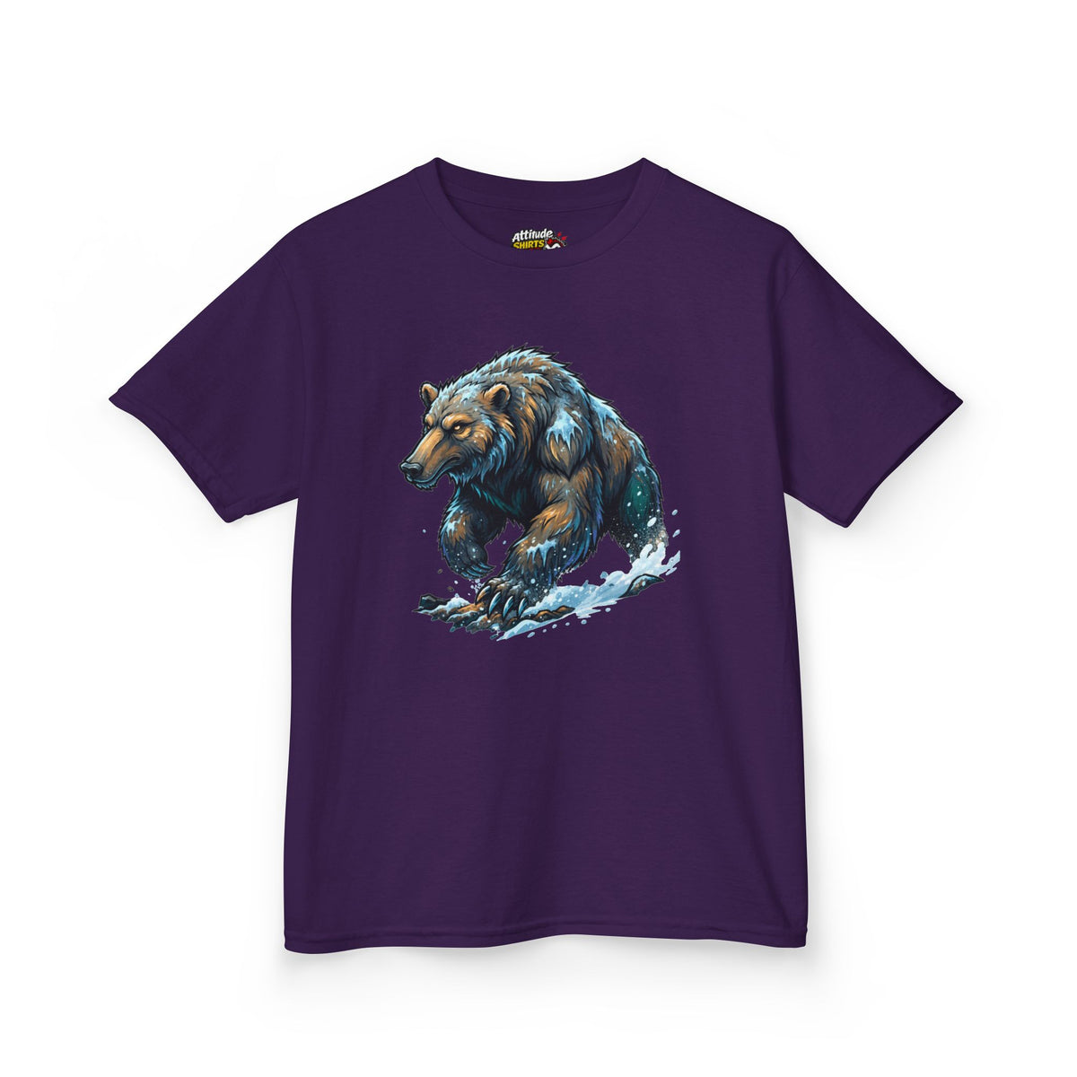 Color: Purple | Alioat (Siberian Folklore) Kids Tee