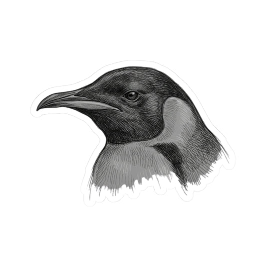 "Pencil Sketch Art Penguin" Sticker