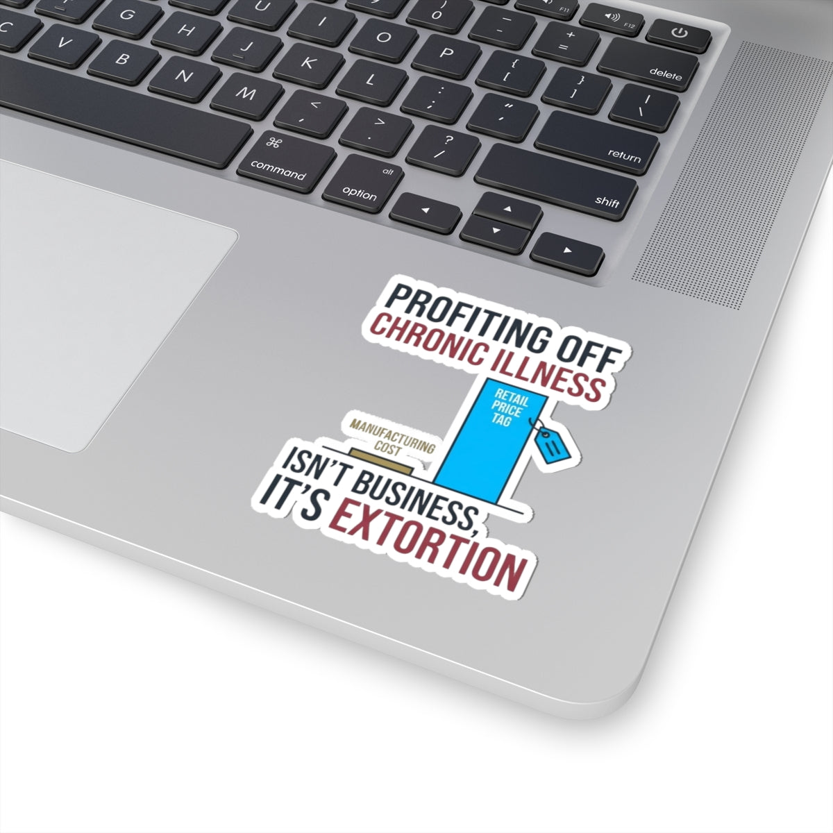 "Protest Series - Healthcare Is A Right" Sticker — Main