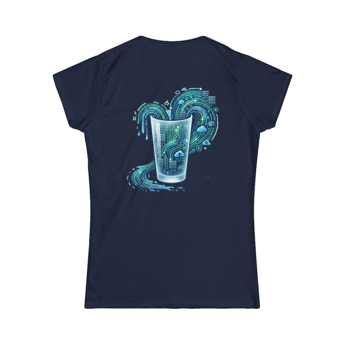 "Glass of Data" Women's Tee