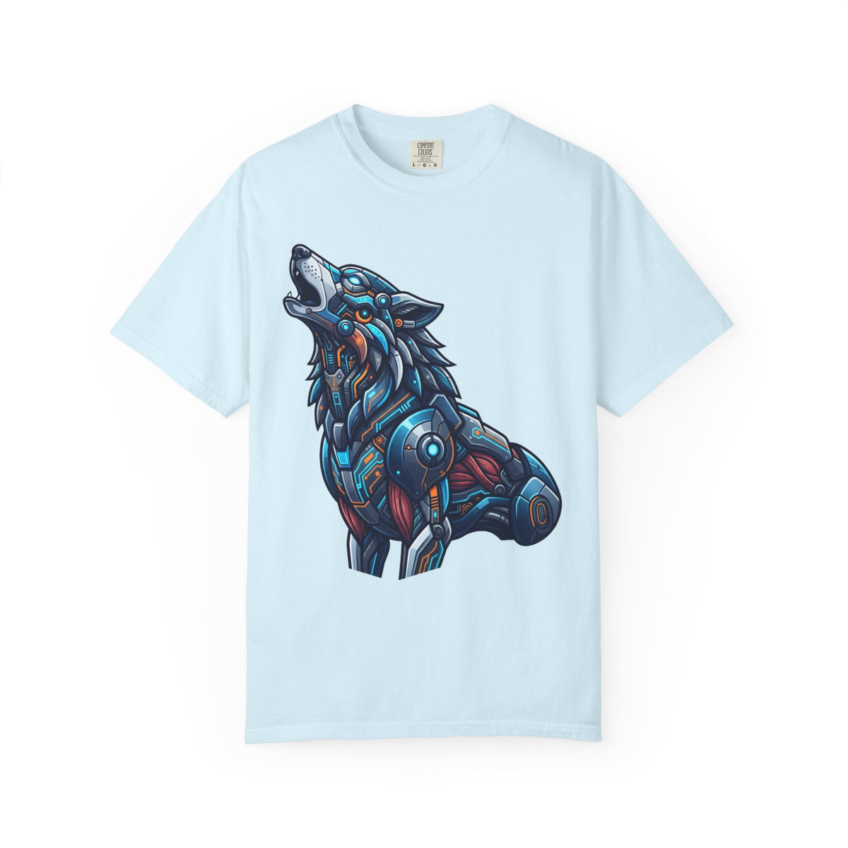 Color: Chambray | Cyber Wolf Unisex Garment-Dyed Tee
