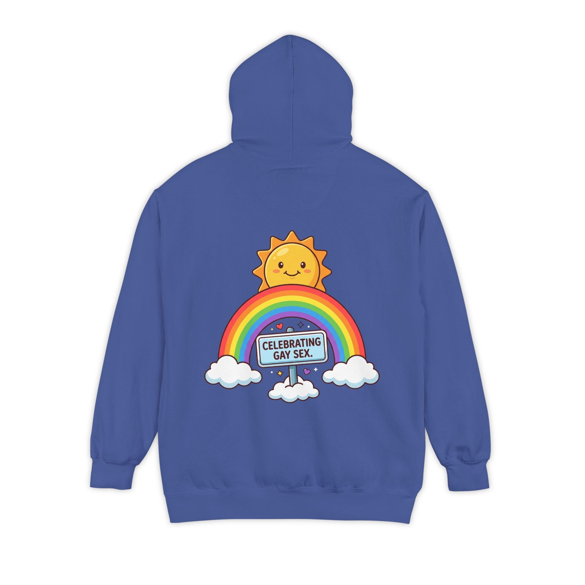 "Celebrating Gay Sex" Garment-Dyed Hoodie