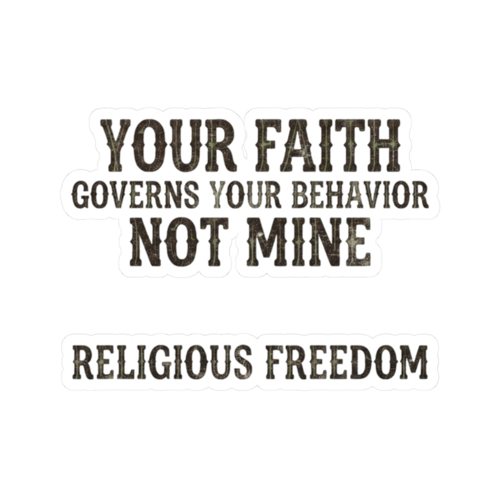 "Religious Freedom" Sticker — Main