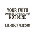 "Religious Freedom" Sticker — Main