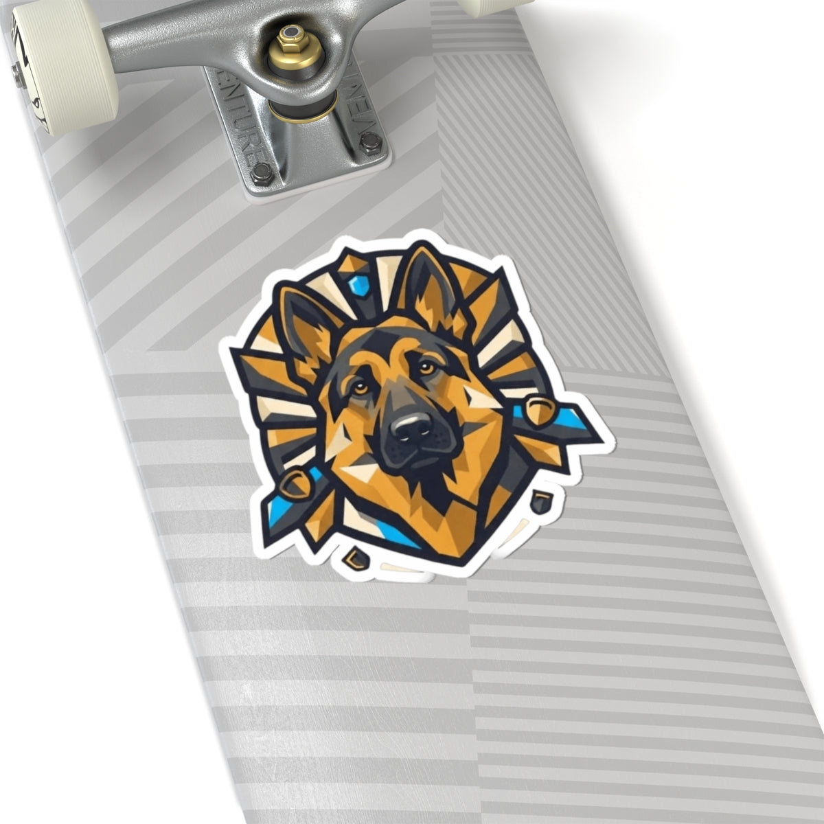 "German Shepherd Guardian Loyal Brave" Sticker