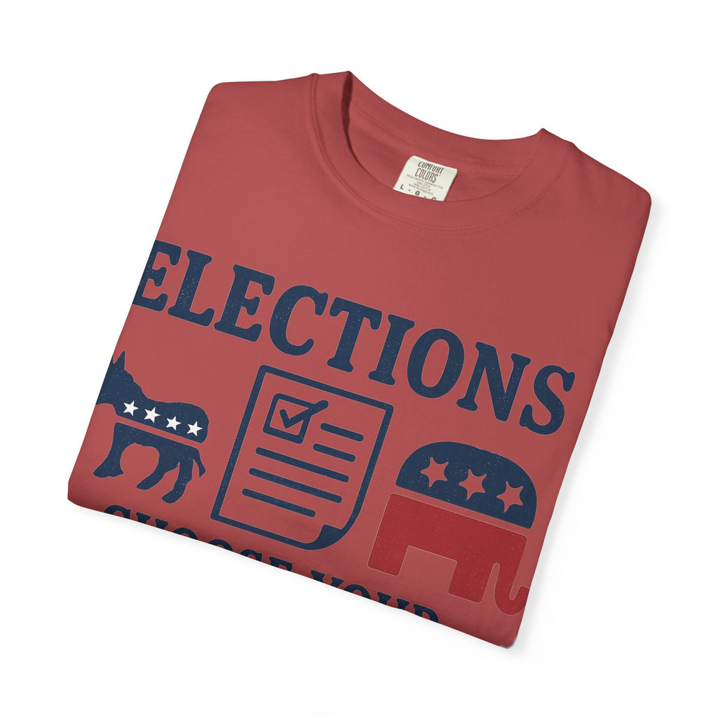 "Voting for the Best" Unisex Garment-Dyed T-shirt