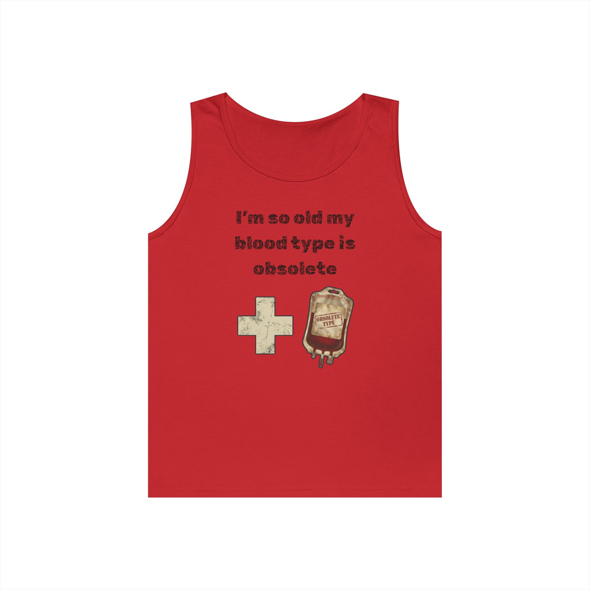 Color: Red | Blood Type Tank Top