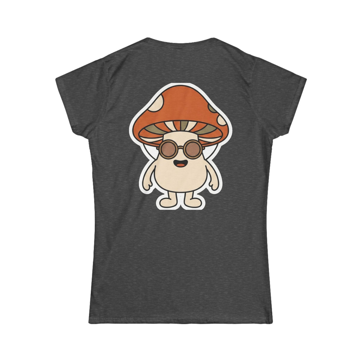 Color: Dark Heather | Shroom Man Women's Tee