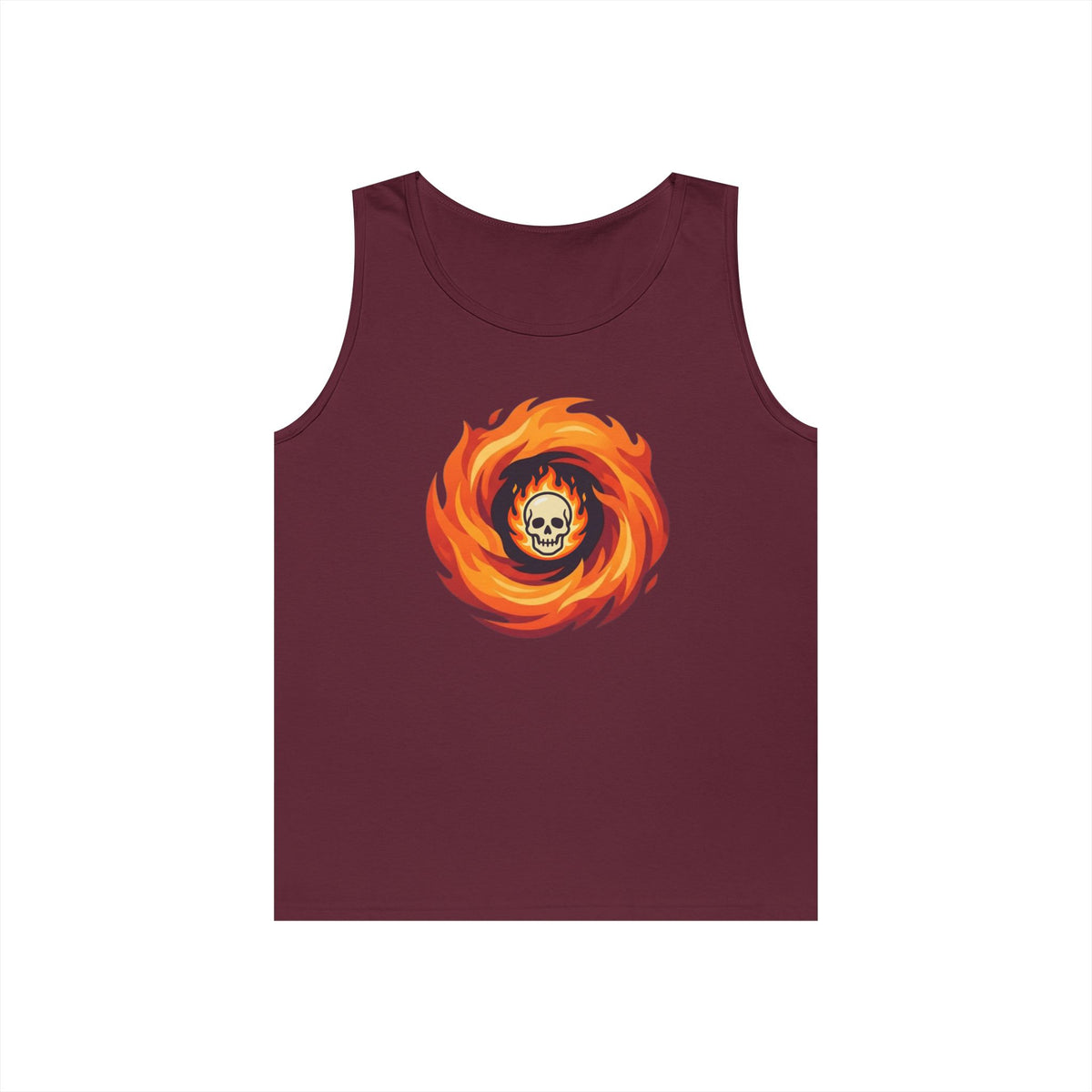Color: Maroon | Hellfire Tank Top