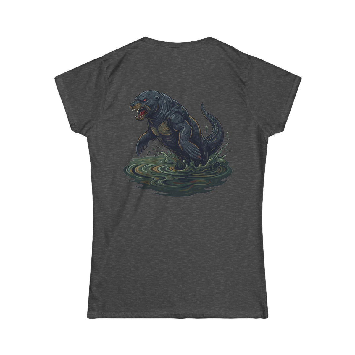 Color: Dark Heather | Bunyip (Australian Aboriginal Mythology) Women's Tee